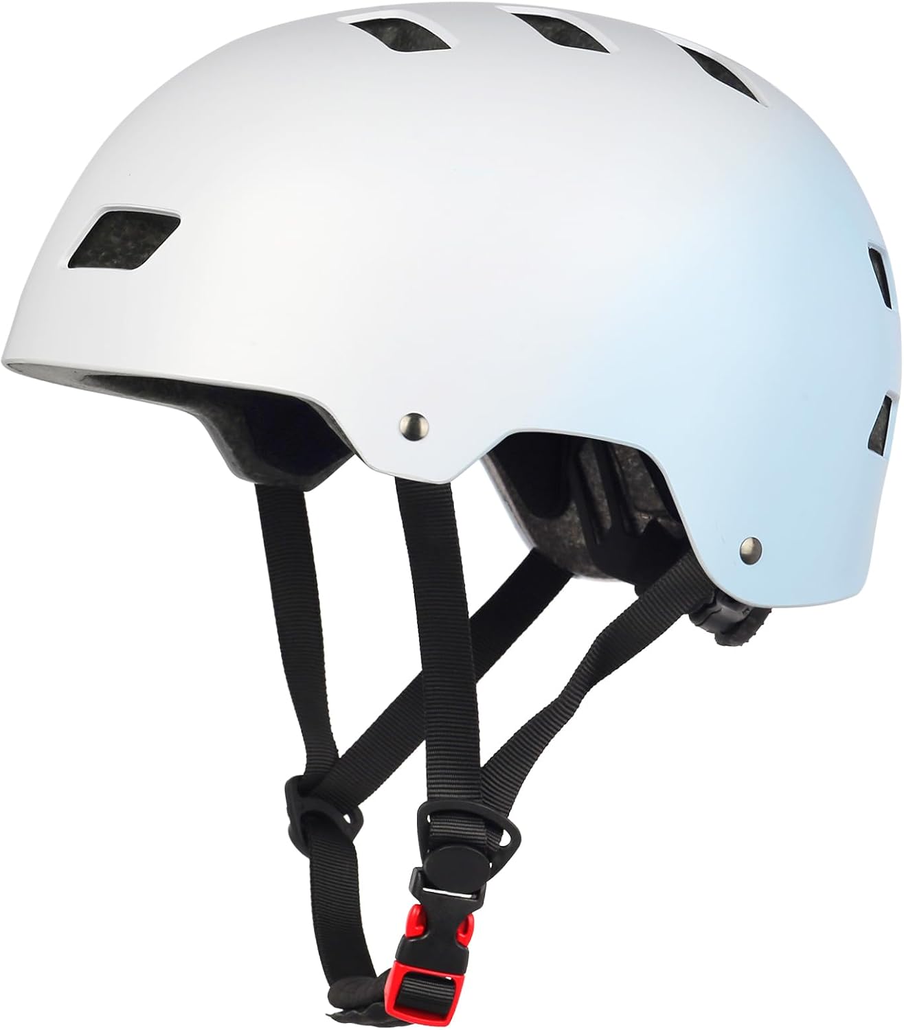 Bike Skateboard Helmet, 3 Sizes for Adult Youth Kids Women Men Boys Girls | Multi-Sport Certified Helmet for Scooter Bicycle Skate, Adjustable Lightweight Ventilated Helmet