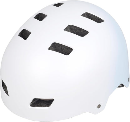 Bike Skateboard Helmet, 3 Sizes for Adult Youth Kids Women Men Boys Girls | Multi-Sport Certified Helmet for Scooter Bicycle Skate, Adjustable Lightweight Ventilated Helmet