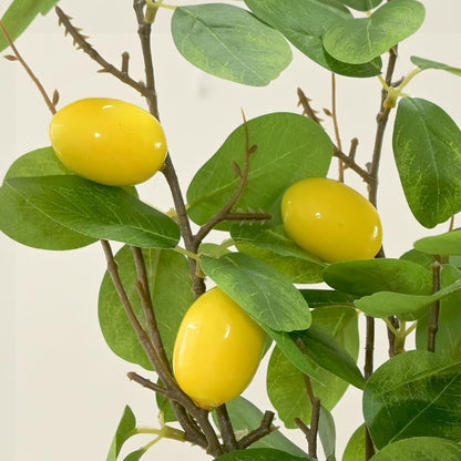 3 Bunches 27.5inch Artificial Peach Branches Faux Fruit Realistic Fruit Bouquet Fake Peach Stem with Green Leaves for Vase Kitchen Display Home Wedding Party Farmhouse Garden Table Centerpiece Decor