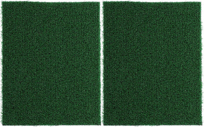 2pcs Artificial Aquarium Grass Mat for Turtle and Reptile Terrariums, Green Resin Carpet with Versatile Application and Effortless Maintenance for Small Home Tanks and Turtle