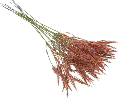 Decorative Artificial Bunny Tail Grass Stem Brown Faux Plant Prop for Wedding Home Table DIY Adornment