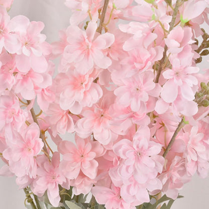 33.5in 6pcs Fake Flowers Delphinium Artificial Flowers Silk Flowers Larkspur Artificial Flowers Long Stem Flowers for Tall Vase Home Wedding Party Decor (Light Blue)