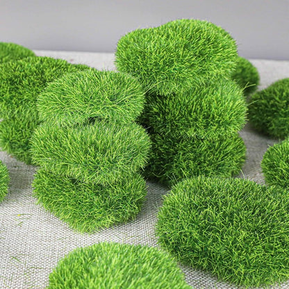 Moss Balls for Fish Tank Simulated Artificial Realistic Green Aquarium | Moss Balls Fish Tank Fish Tanks, Freshwater Saltwater Setups, Turtle Habitats, Planted TankScapes, Terrariums Desk