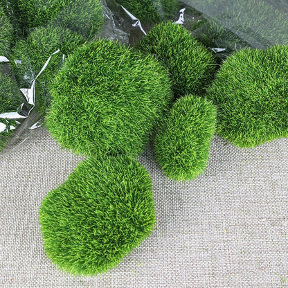 Moss Balls for Fish Tank Simulated Artificial Realistic Green Aquarium | Moss Balls Fish Tank Fish Tanks, Freshwater Saltwater Setups, Turtle Habitats, Planted TankScapes, Terrariums Desk