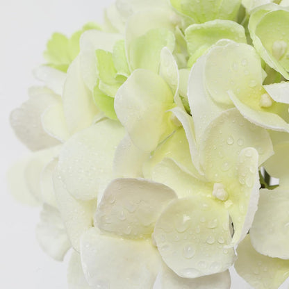3pcs Lush Real Touch Hydrangea Artificial Flowers,Blue | 6.5" Flower Head, 24.8" Faux Bloom Flowers Stems for Home DIY Wedding Bouquet Arrangements Centerpieces Party Decor