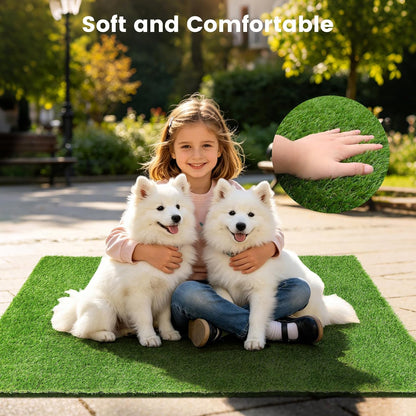 48" x 32" Premium Artificial Grass Mat for Dogs Cats