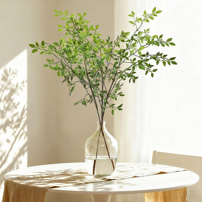 Cherry Blossom Branches 39 Inch White Fake Flowers Spring Decorations for Home Decor, Artificial Flowers Long Stem Branches for Vase Wedding Office Party Table Decor Centerpieces