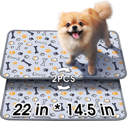 Dog Grass Pad with Tray Large, 41"x27", 2 Reusable Artificial Turf for Dogs Potty, Waterproof Non-Slip Washable Pee Pads, Quickly Absorbency Portable Dog Litter Box for Indoor/Outdoor Use