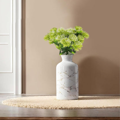 10Pcs 11 Inch Artificial Dandelion Flowers, Faux Plastic Bouquets Shrubs for Home, Wedding, Garden, Party, Indoor/Outdoor Decoration(Green)