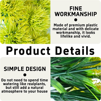 10Pcs 11 Inch Artificial Dandelion Flowers, Faux Plastic Bouquets Shrubs for Home, Wedding, Garden, Party, Indoor/Outdoor Decoration(Green)