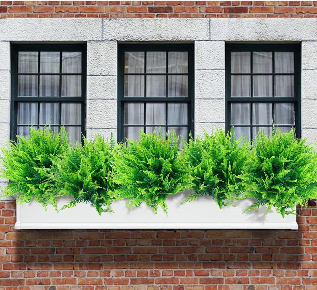 ‌8 Pack Fake Hanging Plants Weeping Willlow Vines UV Resistant Artificial Ivy Greenery Stems for Indoor Outdoor Home Porch Garden Decor