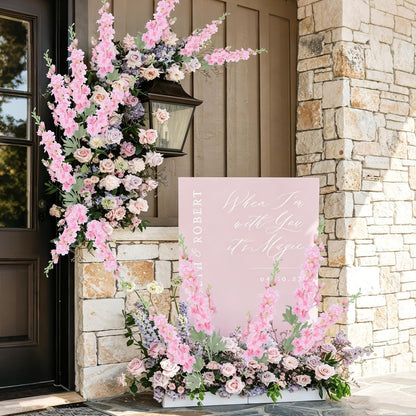24Pcs White Delphinium Artificial Flowers Bulk 33.5" Long Stem Silk Delphinium for Tall Vase Look Real Wedding Event Larkspur Flowers for Table Centerpieces Home Garden Outdoor Decor
