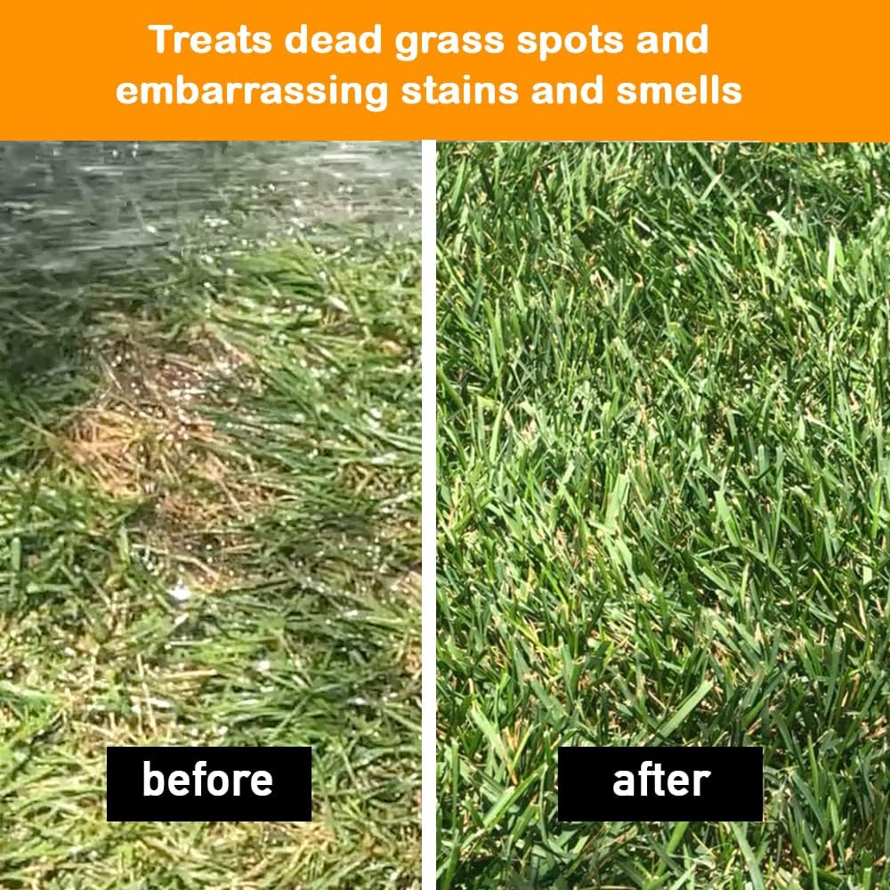 Outdoor Pet Odor Eliminator For Strong Odor On Turf, Patios, Deck, and Lawns - Keeps Pets From Going in Same Spot, 32oz