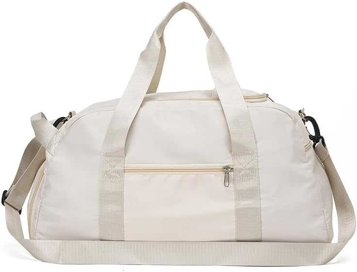 Gym Duffle Bag for Men Women, 3 in 1 Sports Duffle Bag with Shoe Compartment, Large Lightweight Weekender Travel Duffel Bag, Carry on Backpack (Yellow)
