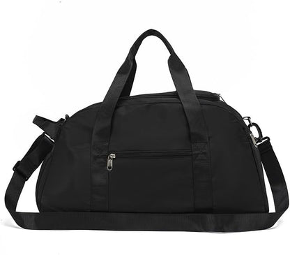 Gym Duffle Bag for Men Women, 3 in 1 Sports Duffle Bag with Shoe Compartment, Large Lightweight Weekender Travel Duffel Bag, Carry on Backpack (Yellow)