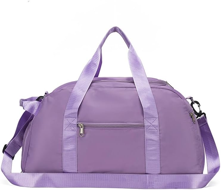 Gym Duffle Bag for Men Women, 3 in 1 Sports Duffle Bag with Shoe Compartment, Large Lightweight Weekender Travel Duffel Bag, Carry on Backpack (Yellow)