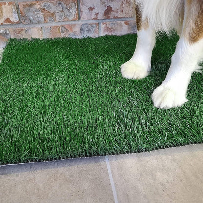 Grass Pad with Tray 20"x16", Dog Litter Box for Puppy Training