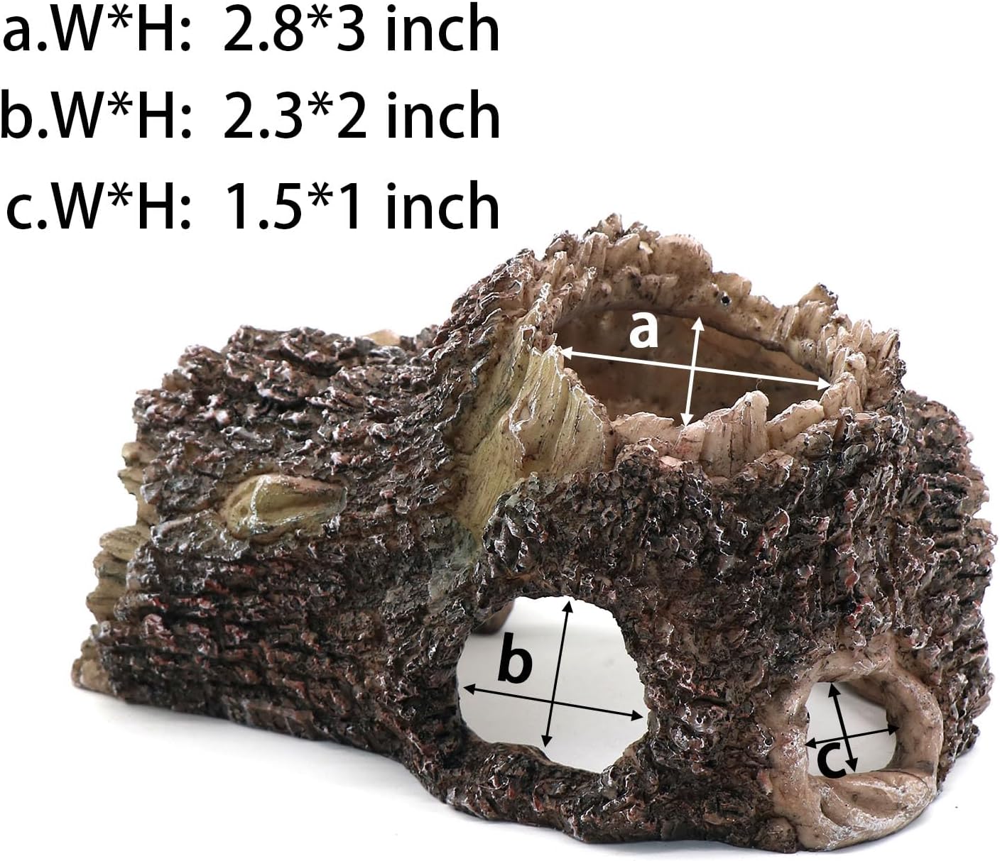 Turtle Basking Platform Shale Scape Step Ledge, Reptile Ladder Resting Terrace Aquarium Decor, Great for Reptiles, Amphibians, Frogs, Small Turtle