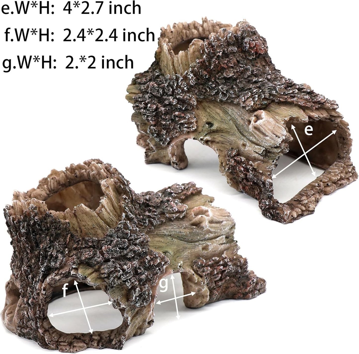 Turtle Basking Platform Shale Scape Step Ledge, Reptile Ladder Resting Terrace Aquarium Decor, Great for Reptiles, Amphibians, Frogs, Small Turtle