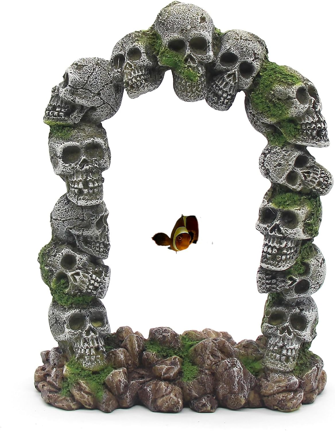Turtle Basking Platform Shale Scape Step Ledge, Reptile Ladder Resting Terrace Aquarium Decor, Great for Reptiles, Amphibians, Frogs, Small Turtle