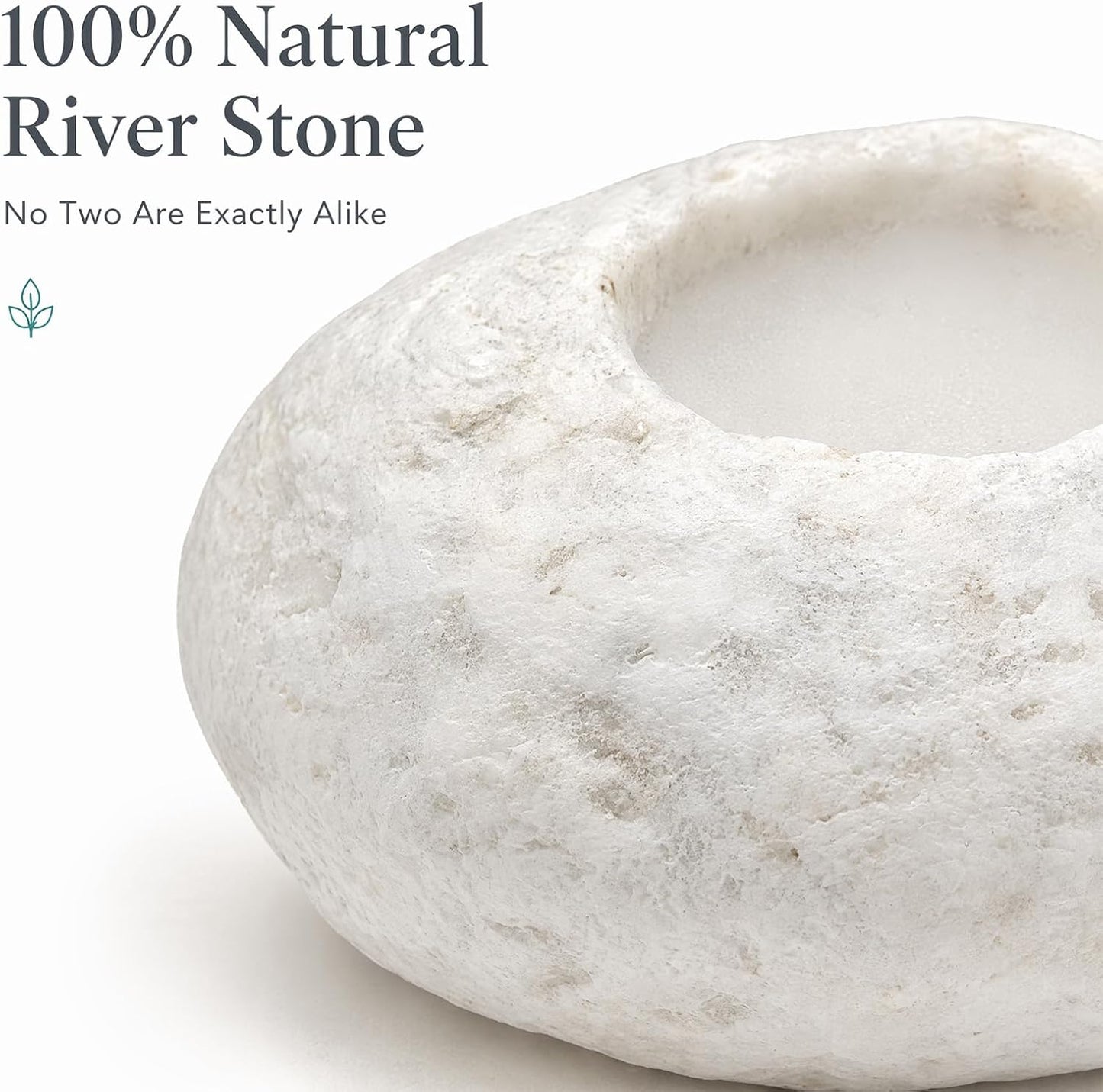 Natural River Stone Plant Weights for Aquarium, Handmade Pebble Anchors for Aquatic Plants, Fish Tank Decorations, Unique Shape & Size, Landscape Plant Weights (Small 0.8″ Hole 6pcs)