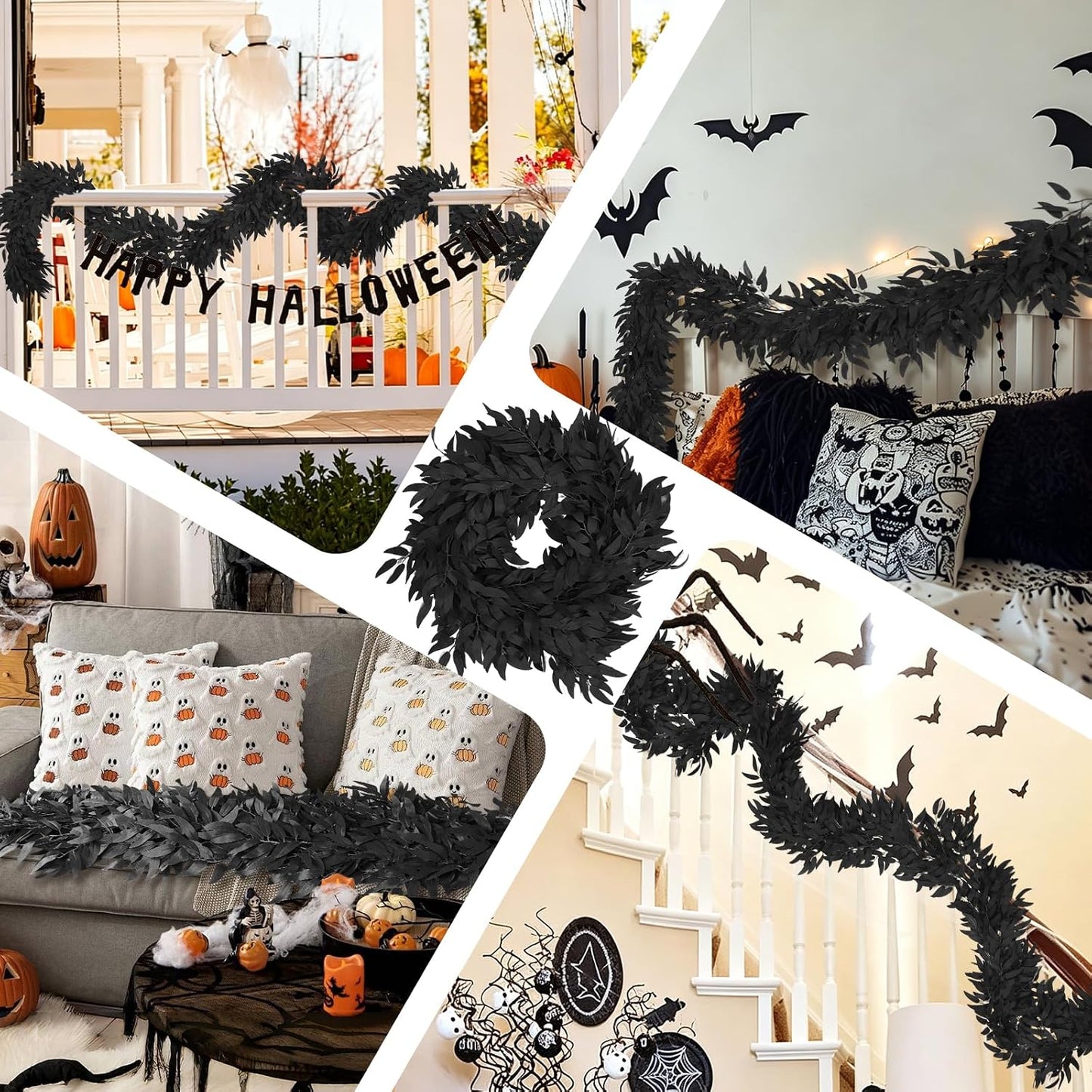 Artificial Willow Leaves Vine Twigs 2Pcs 6.2Ft Fake Hanging Plant Silk Leaf Ivy Garland Faux Italian Ruscus Greenery Indoor Outdoor Wedding Arch Jungle Beach Birthday Party Garden Decor