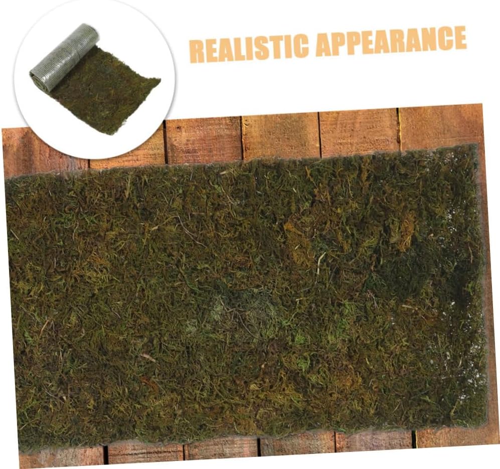 Faux Moss Sheet Xmas Artificial Moss Mat for Terrariums