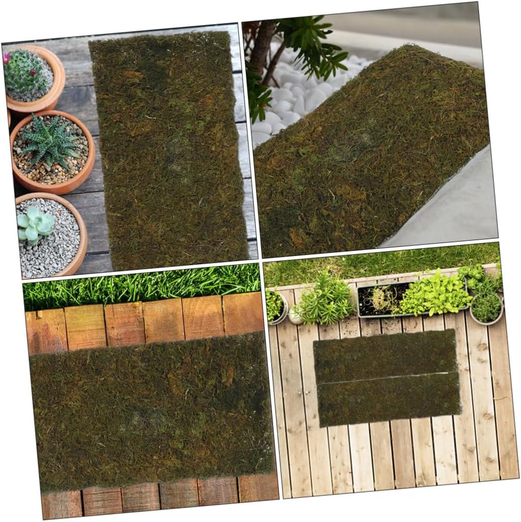Faux Moss Sheet Xmas Artificial Moss Mat for Terrariums