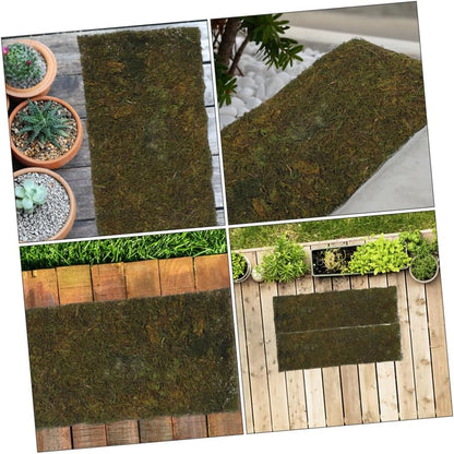 Faux Moss Sheet Xmas Artificial Moss Mat for Terrariums