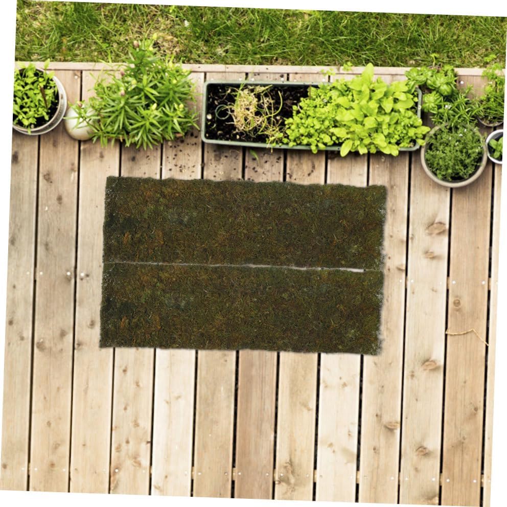 Faux Moss Sheet Xmas Artificial Moss Mat for Terrariums