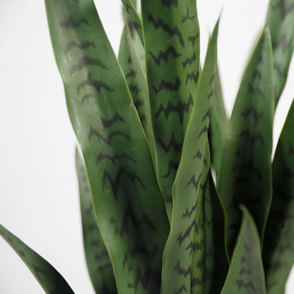 3FT Artificial Snake Plant, 35in Fake Sansevieria Indoor Outdoor