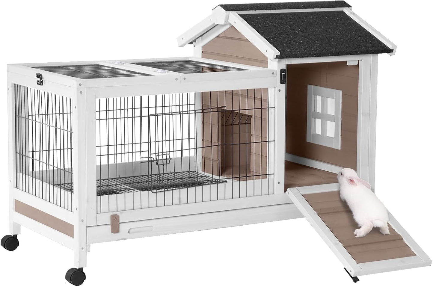 Pet Playpen Guinea Pig Cage Small Animal Rabbit Exercise Pen with Waterproof Floor Liner - Extension Playpen ONLY