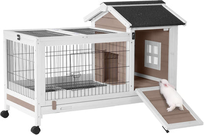 Pet Playpen Guinea Pig Cage Small Animal Rabbit Exercise Pen with Waterproof Floor Liner - Extension Playpen ONLY