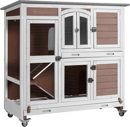 Pet Playpen Guinea Pig Cage Small Animal Rabbit Exercise Pen with Waterproof Floor Liner - Extension Playpen ONLY