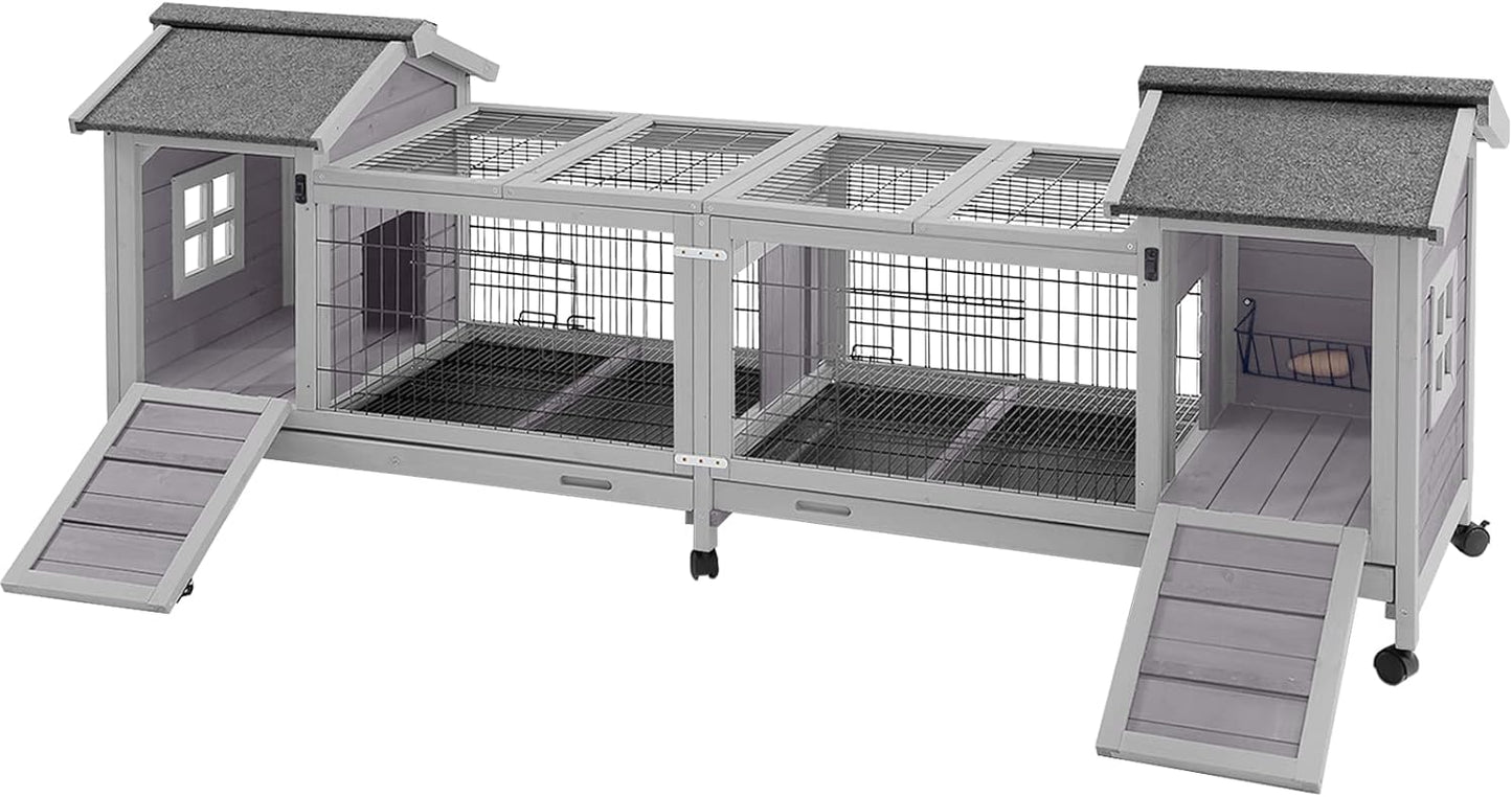 Pet Playpen Guinea Pig Cage Small Animal Rabbit Exercise Pen with Waterproof Floor Liner - Extension Playpen ONLY