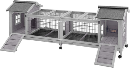 Pet Playpen Guinea Pig Cage Small Animal Rabbit Exercise Pen with Waterproof Floor Liner - Extension Playpen ONLY