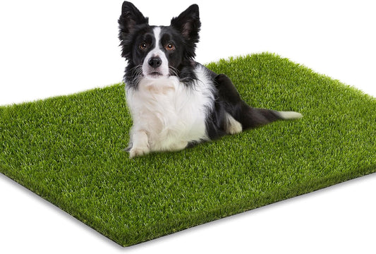 Fake Grass, 36 x 24 Inches Artificial Grass for Dogs, Realistic Turf for Indoor Outdoor Door Mat Balcony Patio Lawn Decoration