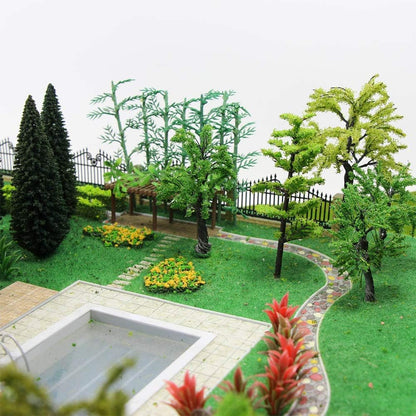 13"x39" Artificial Craft Model Grass Mat DIY Decoration for Scenery Lawn Moss,Not for Garden(Deep Green)