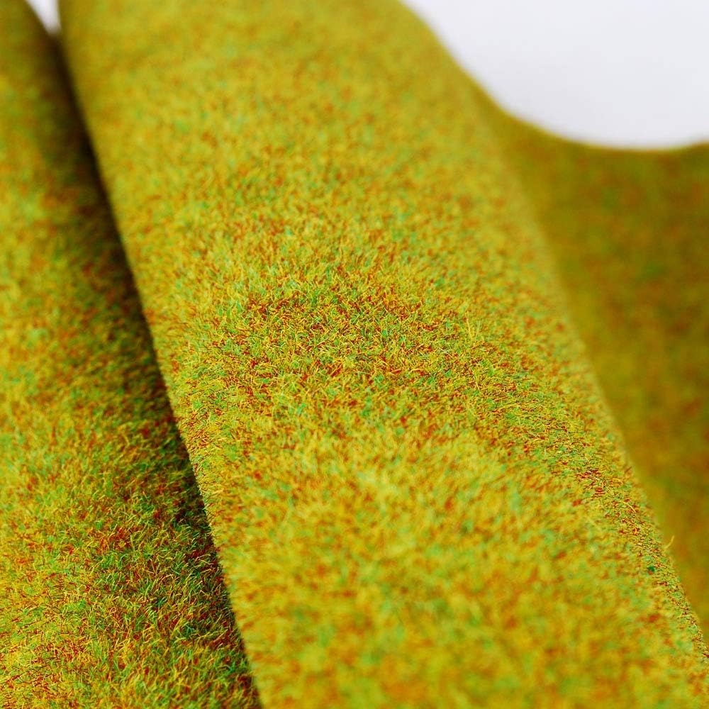 13"x39" Artificial Craft Model Grass Mat DIY Decoration for Scenery Lawn Moss,Not for Garden(Deep Green)