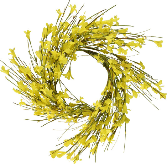 Forsythia Wreath, 16 Inch
