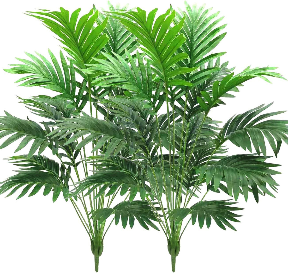 30" Artificial Palm Plants Leaves Tropical Greenery Bush Imitation Faux Fake Palm Tree Leaf for Home Kitchen Party Flowers Arrangement Wedding Decorations