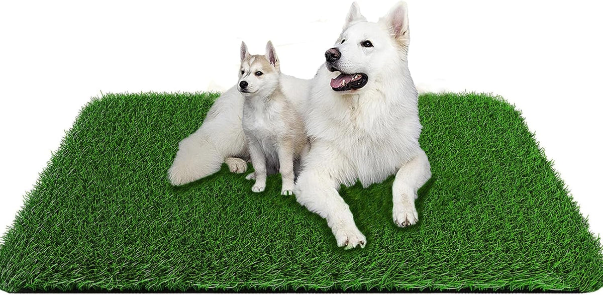 Fake Grass Pad for Dogs Potty Training Artificial Turf, 39.3x31.5in