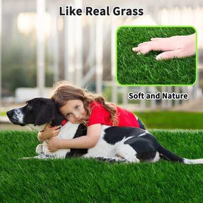 Fake Grass Pad for Dogs Potty Training Artificial Turf, 39.3x31.5in