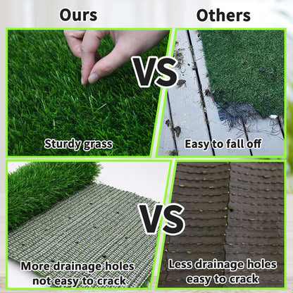 Fake Grass Pad for Dogs Potty Training Artificial Turf, 39.3x31.5in