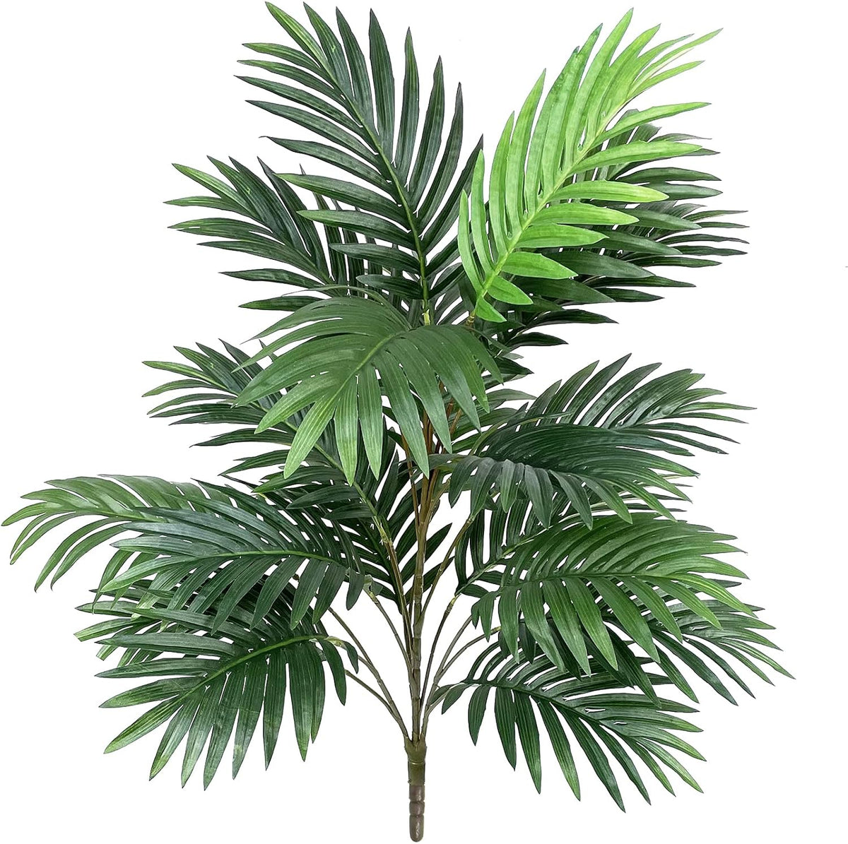 Artificial Palm Tree 30" Tall UV Resistant Tropical Areca Faux Plants Monstera Leaves Floral Arrangement Safari Leaves Party Suppliers Decorations
