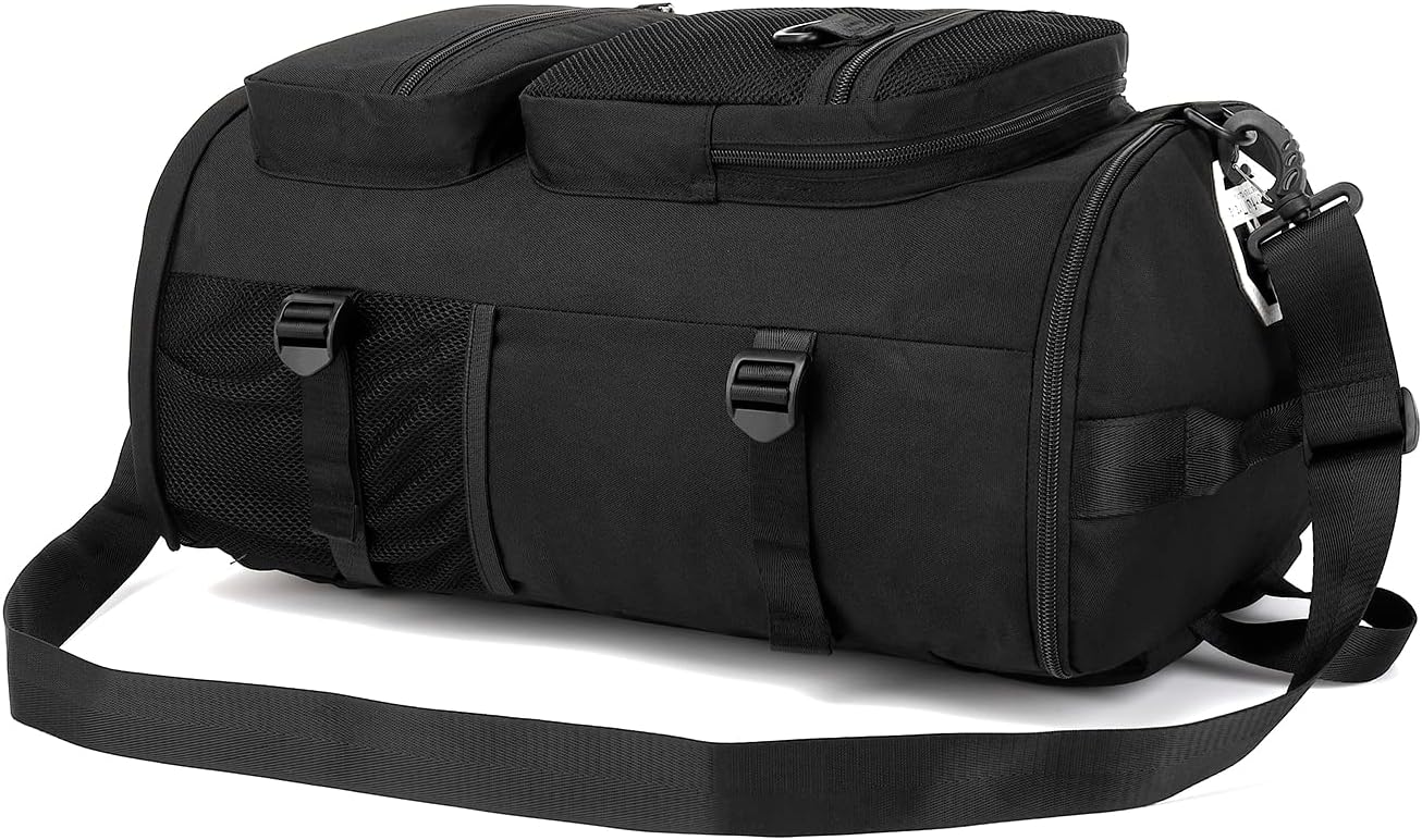Gym Duffle Bag Backpack 4-Way Waterproof with Shoes Compartment for travel Sport Hiking laptop - Colors B
