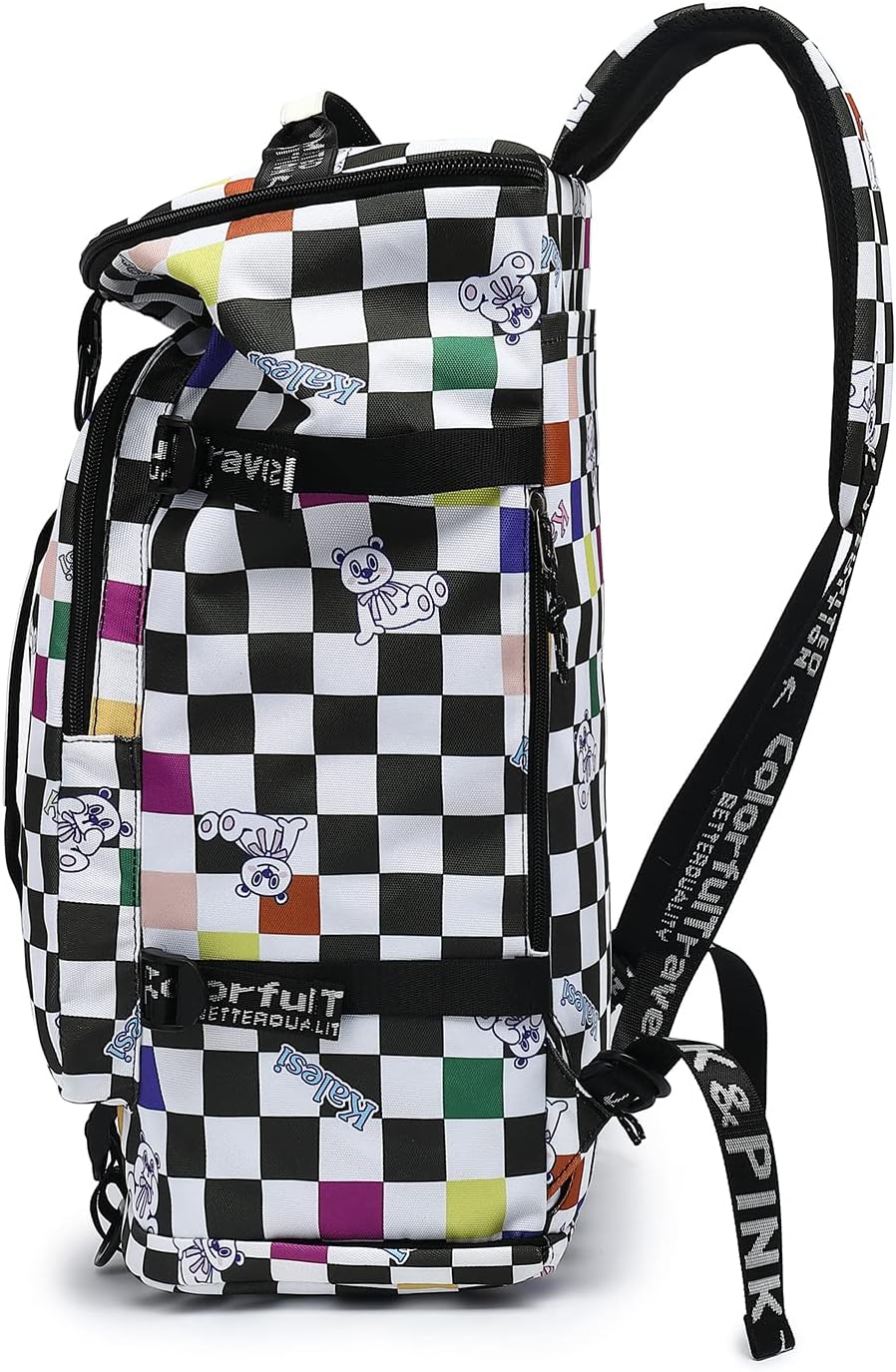 Gym Duffle Bag Backpack 4-Way Waterproof with Shoes Compartment for travel Sport Hiking laptop - Colors B