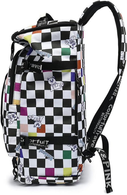 Gym Duffle Bag Backpack 4-Way Waterproof with Shoes Compartment for travel Sport Hiking laptop - Colors B