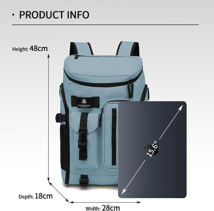 Gym Duffle Bag Backpack 4-Way Waterproof with Shoes Compartment for travel Sport Hiking laptop - Colors B