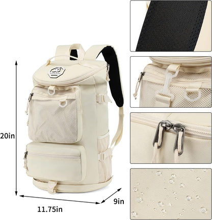 Gym Duffle Bag Backpack 4-Way Waterproof with Shoes Compartment for travel Sport Hiking laptop - Colors B